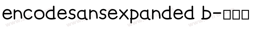 encodesansexpanded b字体转换